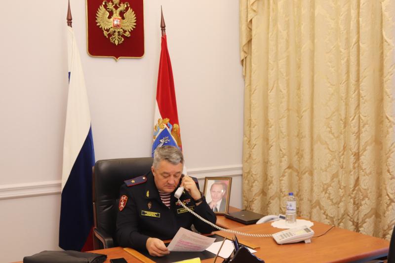 Начальник управления Росгвардии провел дистанционный прием граждан в Приемной Президента Российской Федерации